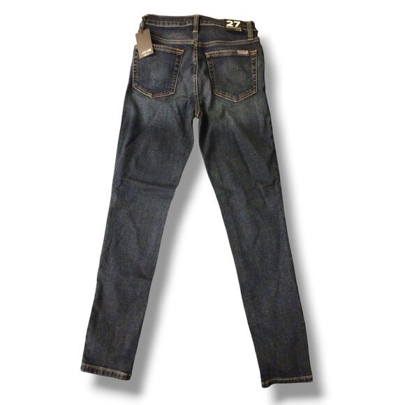 Joe's Jeans Women's 27 (Size 4) High Rise Skinny Ankle Dark Wash Denim Premium - Picture 4 of 6